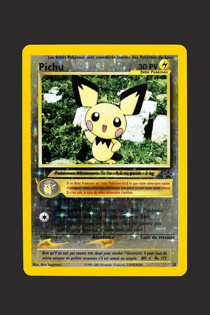 Pokémon: Pichu Black Star Promo 35 FR

Pichu Black