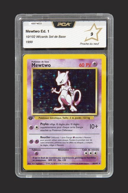 Pokémon: Mewtwo

Graded Mewtwo card from the Basic