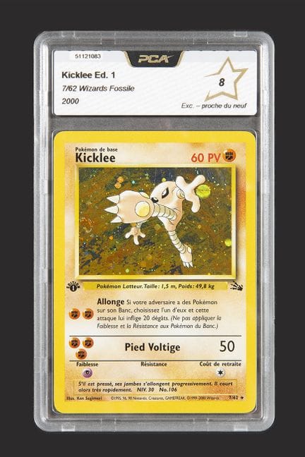 Pokémon: Fossil Kicklee, First Edition

Fossil Kic