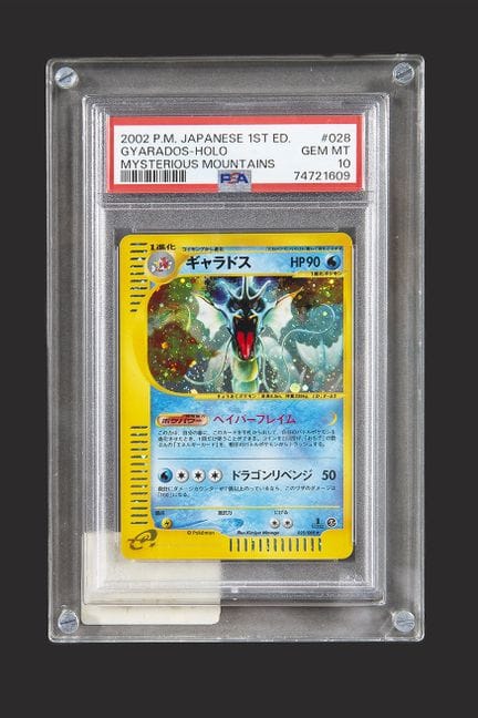 Pokémon: Gyarados Mysterious Mountains Holo 1st ed