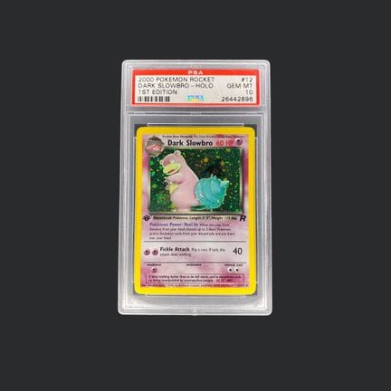 Pokémon: Dark Slowbro Rocket 1st Edition PSA 10

D