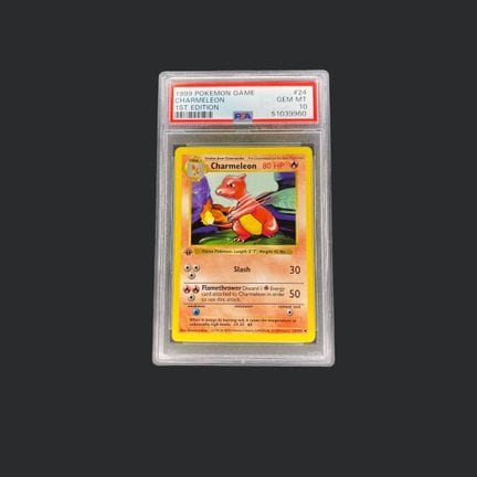 Pokémon: Charmeleon Base Set 1st Edition PSA 10

C