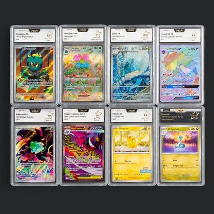 Pokémon: 8 graded cards

Promo and recent cards Co