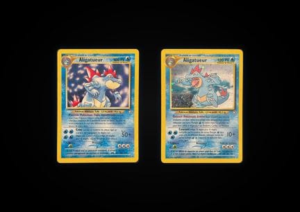 Pokémon: 2 Neo Genesis Alligator Holo Cards

2 uni