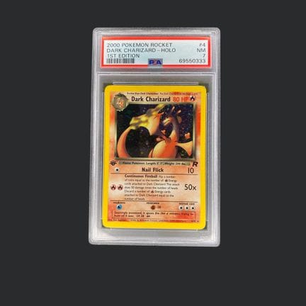 Pokémon: Dark Charizard Rocket 1st Edition PSA 7

