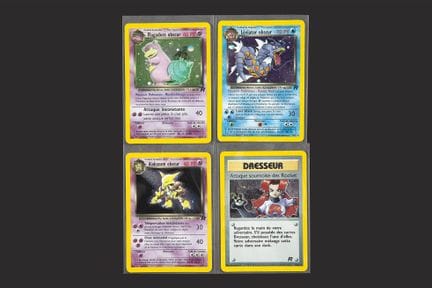 Pokémon: 4 holographic cards

Rocket

Language: Fr