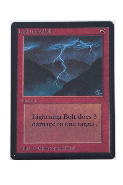Magic: The Gathering – Lightning Bolt

MAGIC: THE 