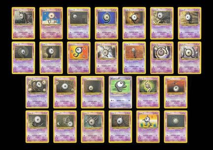 Pokémon: 26 Zarbi Cards from Wizards of the Coast
