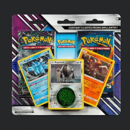 Pokémon: Duopack

A REGICE, REGISTEEL, REGIROCK du