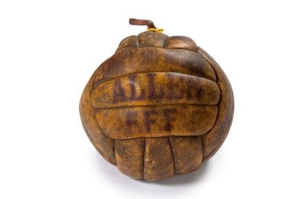 SOCCER 1938 World Cup

Ball used in a 1938 World C