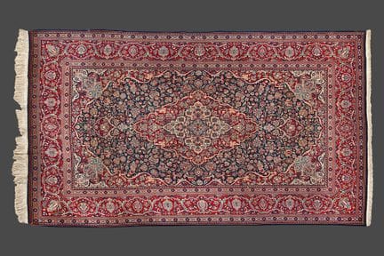 KESCHAN-TEPPICH

Kette und Schuss aus Baumwolle, F