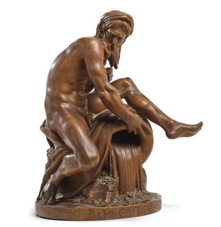 Nach Jean-Jacques CAFFIERI (1725-1792)

Flussgott
