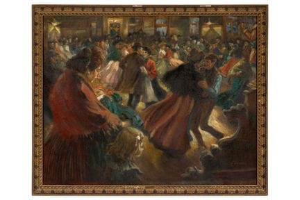 EMILE THYSEBAERT (1873–1962)

Ball in den Marollen