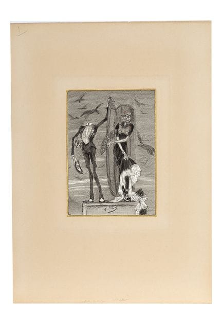 FÉLICIEN ROPS (1833–1898) ZUGESCHRIEBEN

„Le Vice 