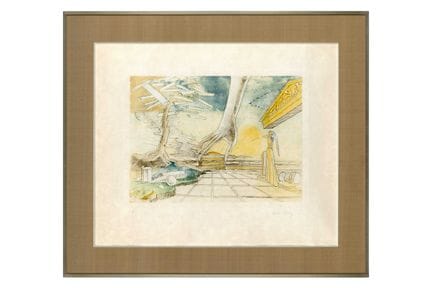 曼·雷（1890-1976）

《冒险》，1972年

彩色蚀刻与水彩蚀刻技法，绘于珠光日本纸上
右