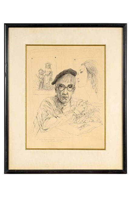 LÉONARD-TSUGUHARU FOUJITA (1886–1968)

Selbstportr