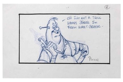 SHREK

Schizzo. Artista: Mike Ploog / Studio: Drea