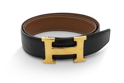 HERMÈS

Ceinture (1993)

En veau lisse noir et cui