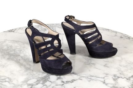 PRADA

Paire d'escarpins à plateforme et bouts ouv