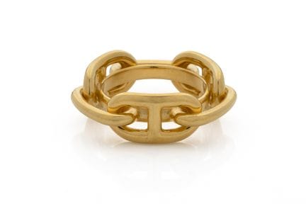 HERMÈS

Bague de foulard Chaîne d'encre

En métal 