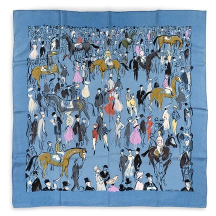HERMÈS

Carré

En twill de soie, imprimé d'un moti