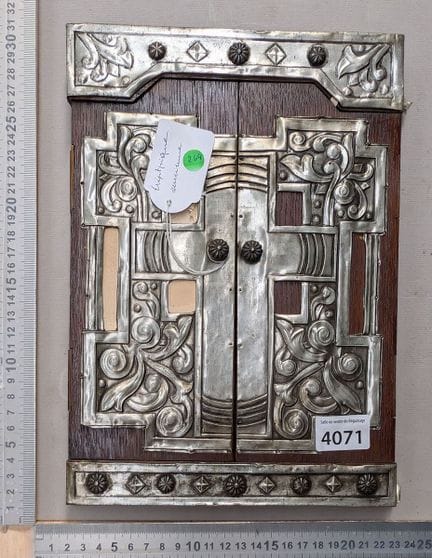 1 triptyque ancien religieux - Dimensions et état 