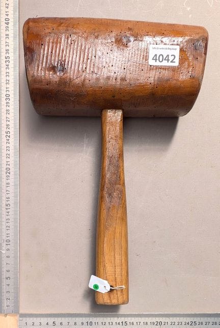 1 ancien maillet en bois - Dimensions et état voir