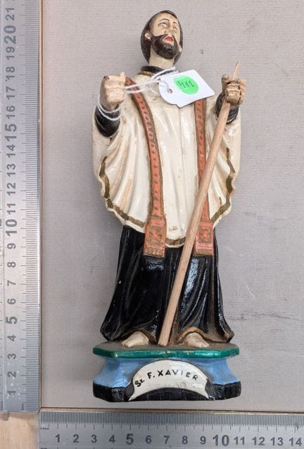 1 St Xavier en bois - Dimensions et état voir phot