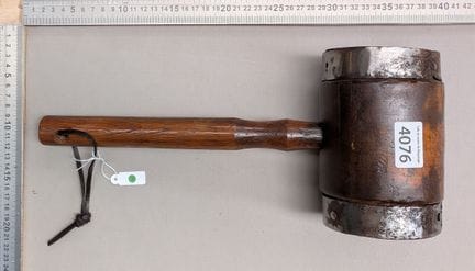 Ancien maillet ferré - Dimensions et état voir pho