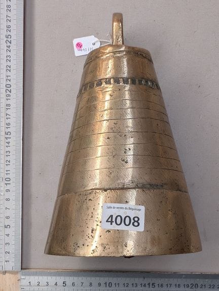 Très ancienne cloche bronze 18ème 2kg200 - Dimensi