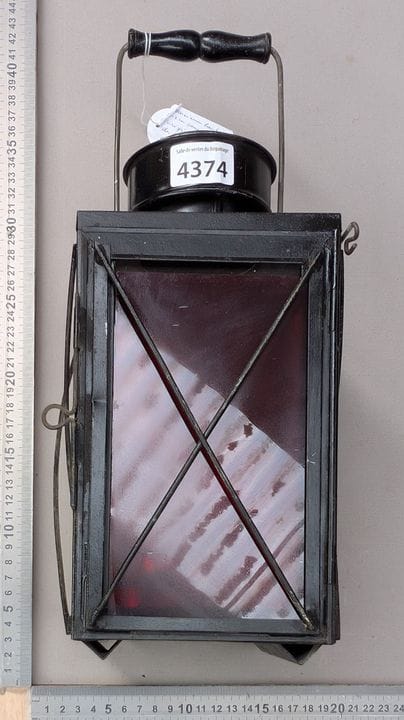 Lanterne ancienne XIXème - Dimensions et état voir