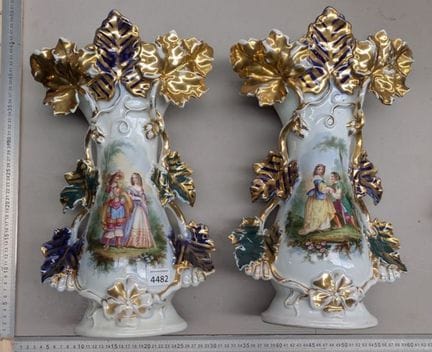 Deux vases anciens - Dimensions et état voir photo