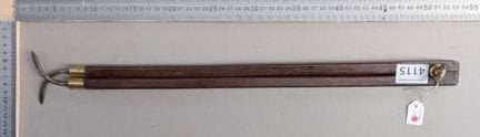 1 ancien compas en bois acier laiton - Dimensions 