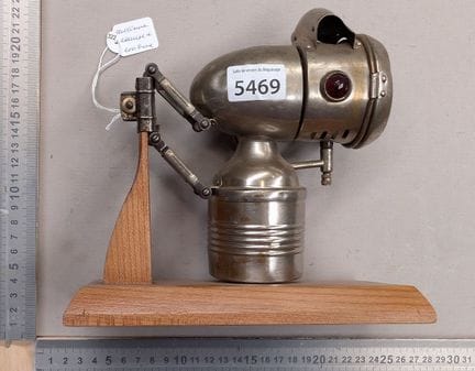 Ancienne lampe à carbure - Dimensions et état voir