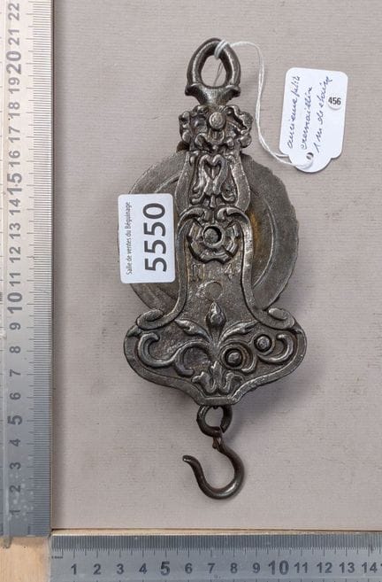 Ancienne petite crémaillère 1 mètre de chaine - Di