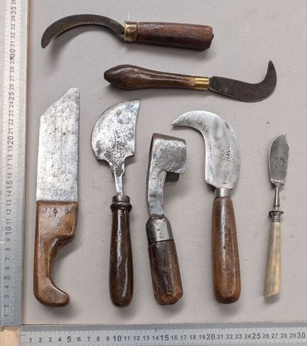 Lot de couteaux ou canifs anciens - Dimensions et 