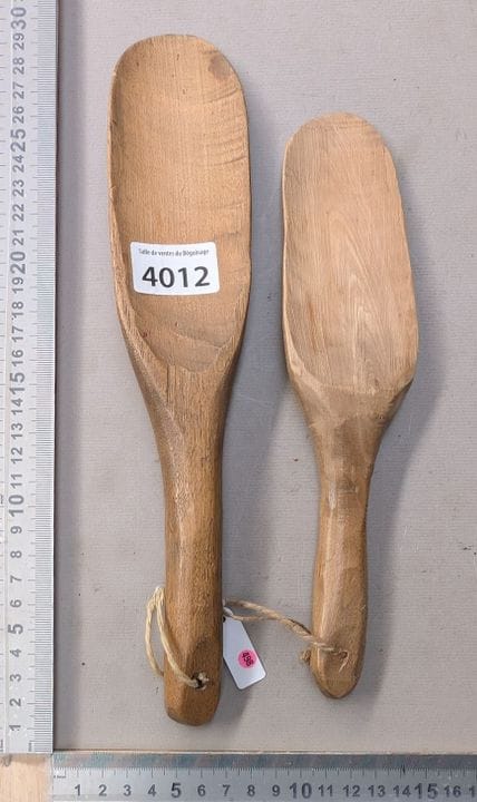 2 anciens chausse pieds en bois - Dimensions et ét