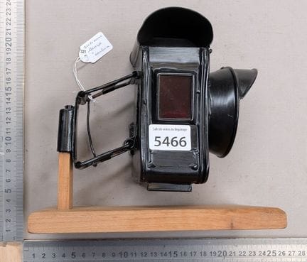 Ancienne lampe à carbure - Dimensions et état voir