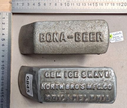 2 rabots pour raboter la glace - Dimensions et éta
