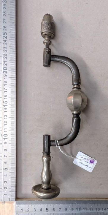 1 ancien trépant chirurgical XVIIIème - Dimensions