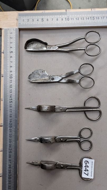 5 mouchettes pour éteindre les bougies - Dimension