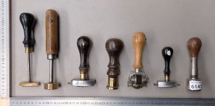 6 cachets anciens - Dimensions et état voir photos