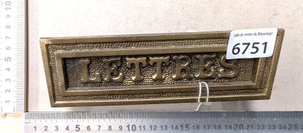 1 entrée de boite aux lettres ancienne - Dimension