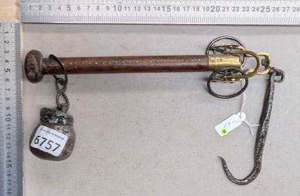 Ancienne balance romaine modèle antique XVIIIème -