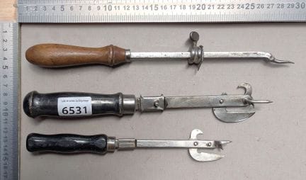 3 anciens ouvres boites XIXème - Dimensions et éta