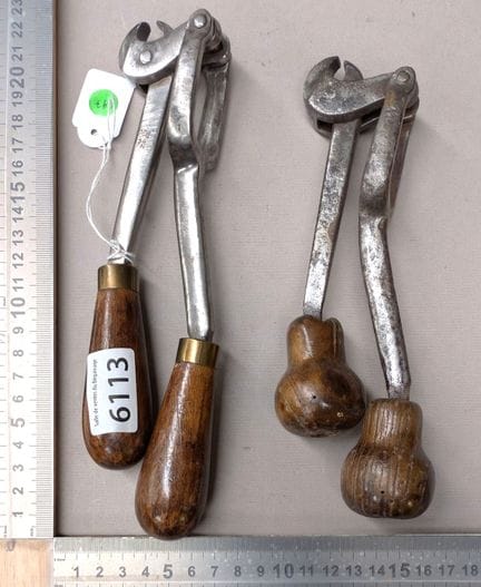 2 embouchoirs de cordonnier (fermoir) - Dimensions