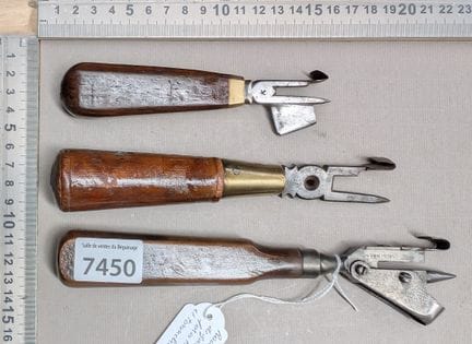 3 rouannes de forestier et tonnelier jolie pièce -