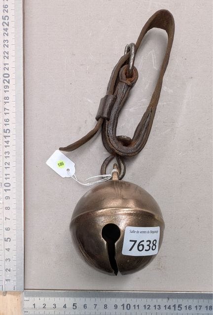 Ancien grelot de fiacre en bronze XVIIIème - Dimen