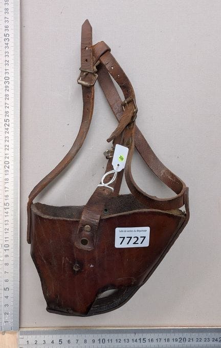 1 muselière pour chien en cuir - Dimensions et éta