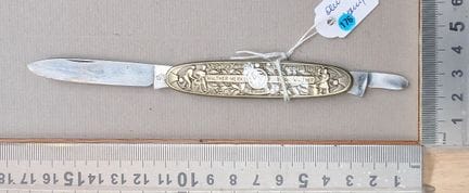 Ancien canif 2 lames ROSTFREI - Dimensions et état